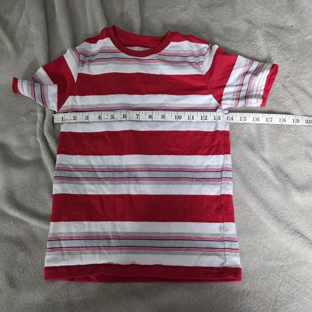 Wonder Nation Boys Size Small Short Sleeve Crew Neck Multicolor T Shirt